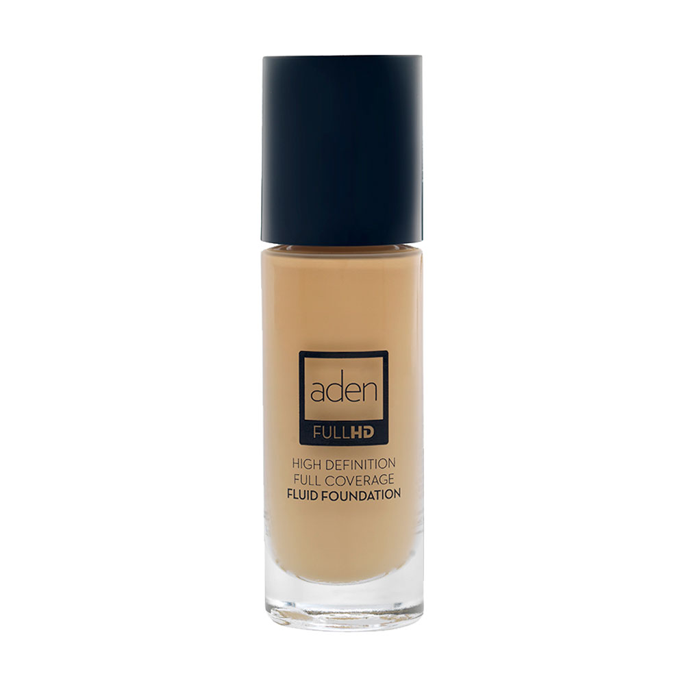 Тональна основа-флюїд для обличчя Aden Full HD Fluid Foundation 05 Honey, 20 мл